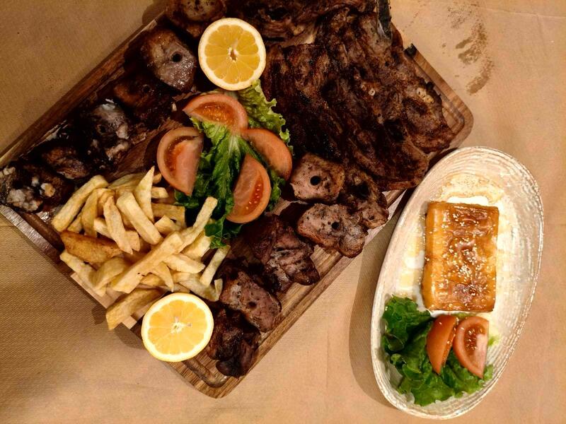 Fresh Greek cuisine beautifully presented